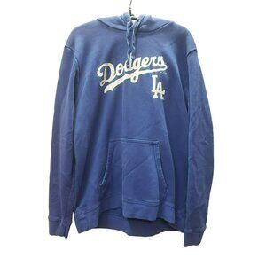 Los Angeles Dodgers Hoodie Sweatshirt, Fanatics, Blue, Large, Drawstring